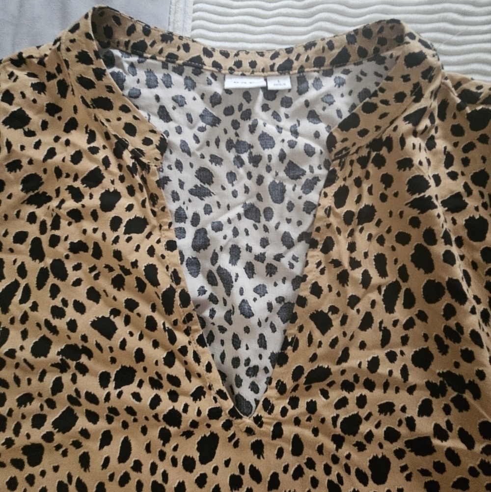 GAP Leopard Print Women's Dress Size L - Picture 6 of 9